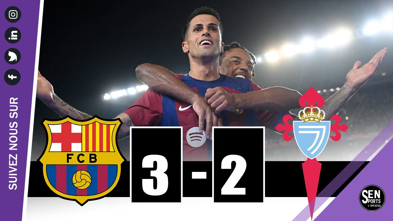 Résumé du match Barça vs Celta de Vigo (3 - 2) | La Liga