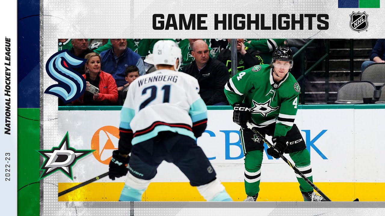 Kraken vs Stars | NHL Highlights 2023 🏒