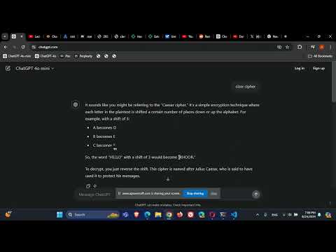 Cryptography   Ceaser Cipher