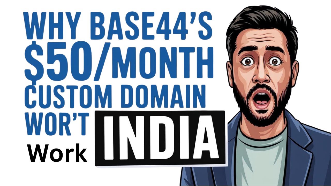 Why Base44’s $50/Month Custom Domain Plan Won’t Work in India