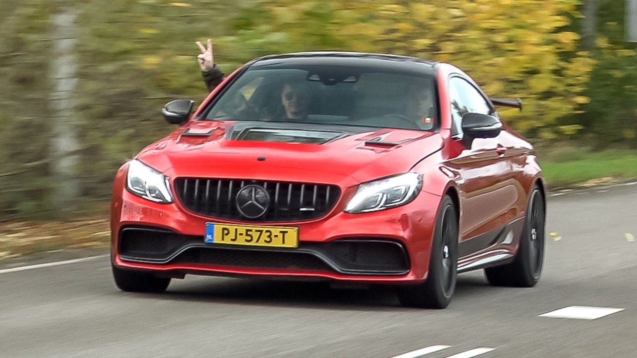 Cars Leaving a Car Meet!