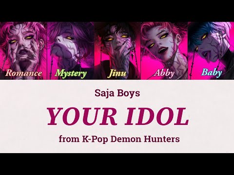 Your Idol – K-Pop Demon Hunters — Color-coded Lyrics Video.