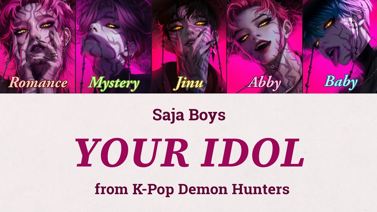 Your Idol - K-Pop Demon Hunters: Color-Coded Lyrics Video