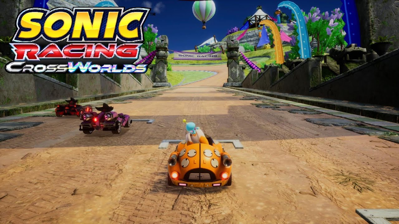 Sonic Racing: CrossWorlds Rainbow Garden Gameplay 4K