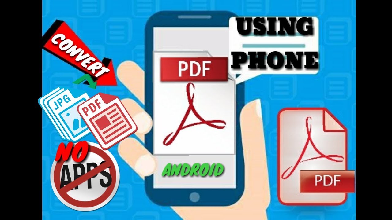 How to Convert Image to PDF in Android (No App)