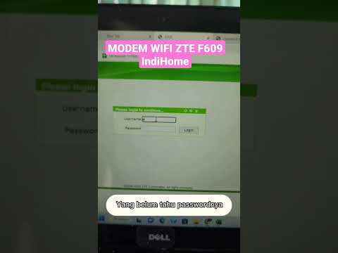 Login Password Modem WiFI ZTE F609 IndiHome