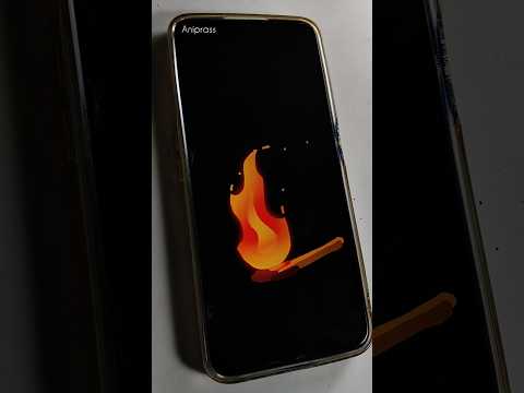 Fire Animation 🔥 In Mobile With Diy Stylus Pen || Flipaclip. #shorts