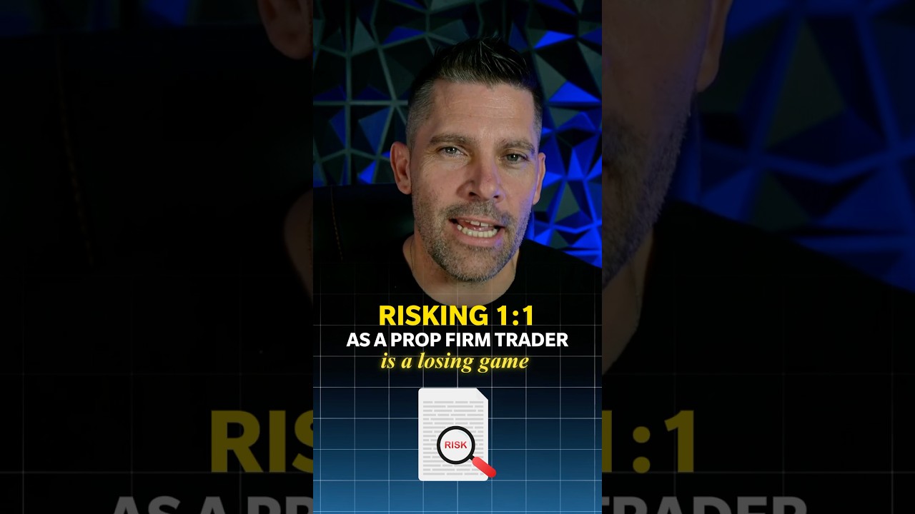1:1 RR is a losing game for a trader