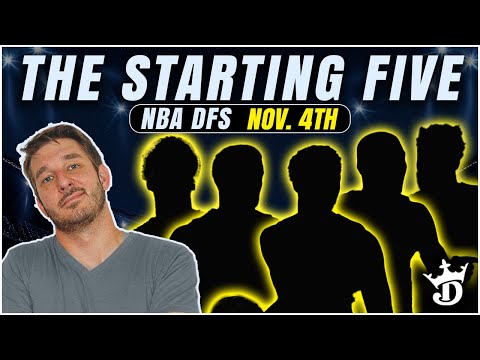 DraftKings NBA DFS Picks 11/4 | Josh Engleman’s Starting 5 + Lineup Build 🔥