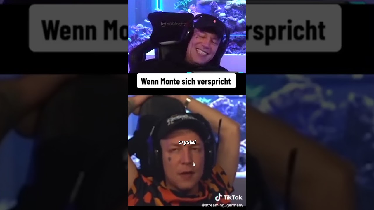 Monte Versprecher! 😂 Reaktion von Monte | #shorts