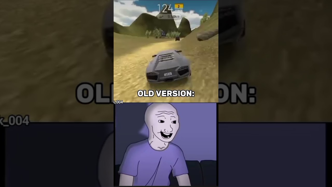 Old version VS New Version Game Name "Extreme Car Driving Simulator"