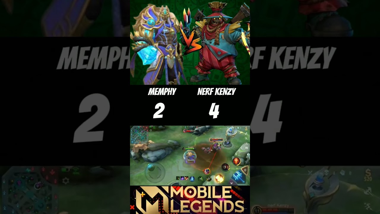 Memphy vs Nerf Kenzy 🔥 (1v1) Aldous vs Franco who will win 🔥 #memphy #aldous #franco #mlbb #shorts