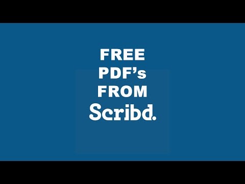 How To Download PDF's From Scribd For Free - WORKING! - Sept 5, 2018