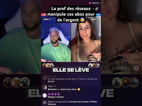 LA PROF DES RESEAUX MANIPULE CES ABONNÉS POUR DE L’ARGENT😨(Votre avis ?) #shorts #drama #tiktoklive