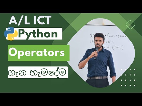 Python Operators Tutorial Part 1