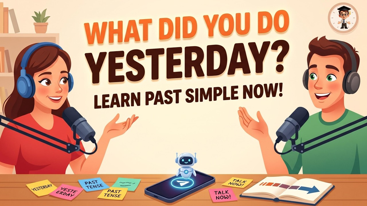 Daily English Conversation Practice | How to Talk About Yesterday in English | English Podcast
