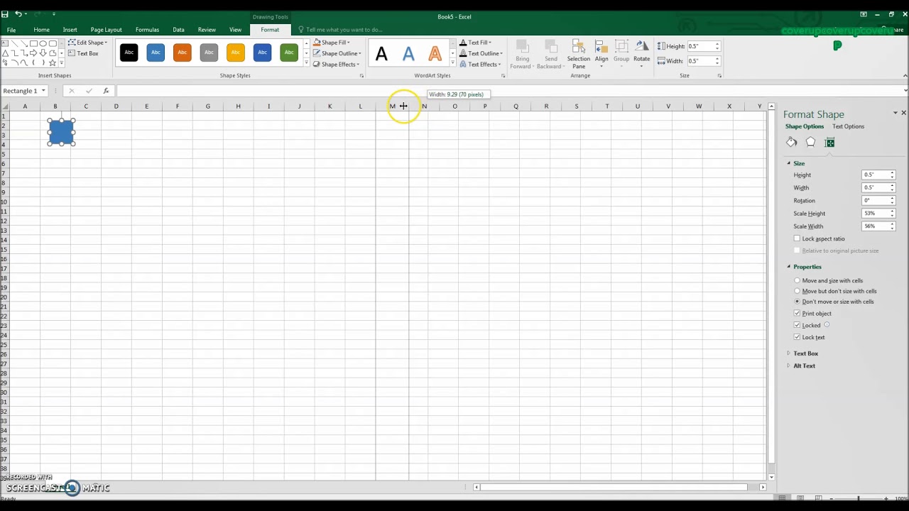 Create Graph Paper in Excel 📊