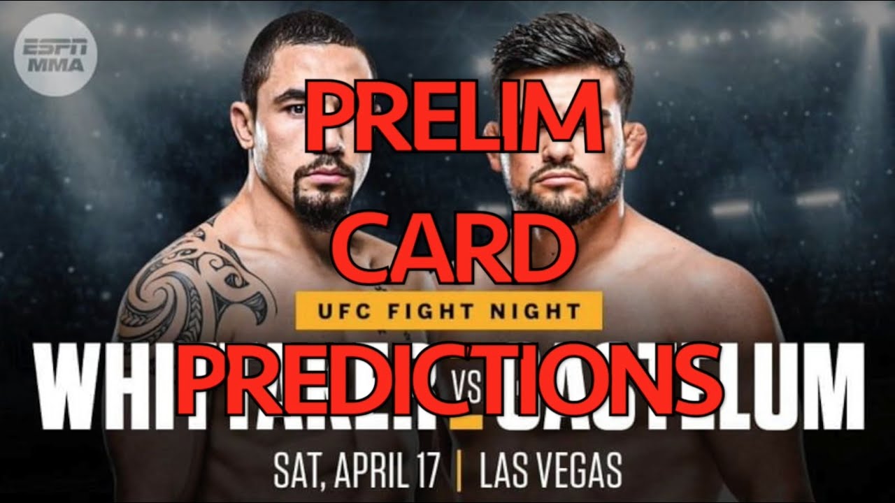 UFC Fight Night: Whittaker vs. Gastelum Predictions 🥊
