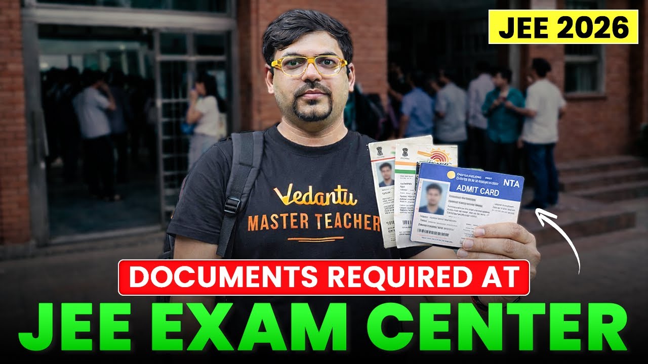 JEE Mains 2026: Important Documents required at Exam Centre🪪| Harsh Sir