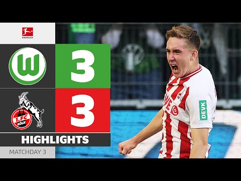90'+14! Last-Minute Draw! | VFL WOLFSBURG - 1. FC KÖLN | Highlights | Matchday 3 – Bundesliga 25/26