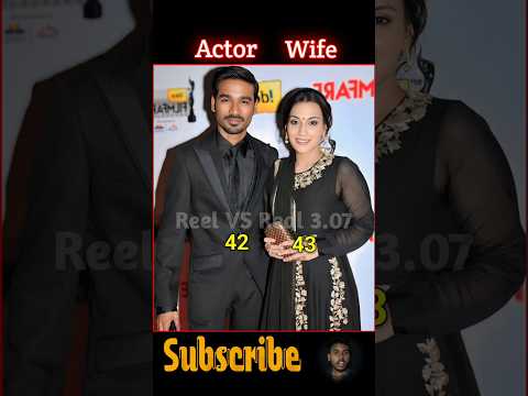 South Indian Actors Real Life Husband Wife age (Pt-41) #shorts #south #dhanush #wife #actor