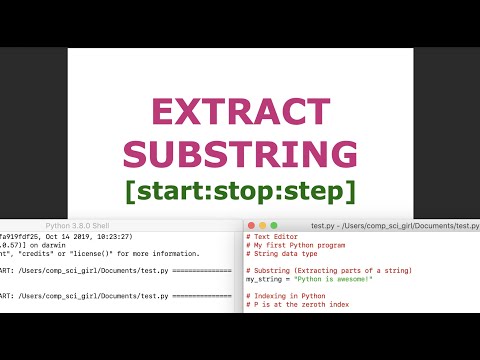 Python Basics: Extract Substrings