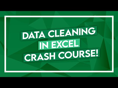 Excel Crash Course - Data Cleaning in Excel - Microsoft Excel Tutorial