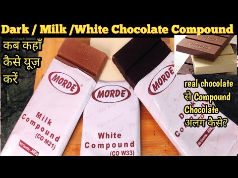Chocolate Compound Review | How to use dark/milk/white compound Chocolate @SeemaRajTwins