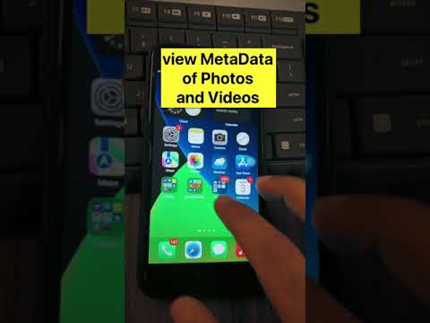 How To View Metadata of Photos and Videos on iOS 15 #shorts