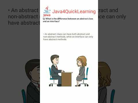 Difference between abstract class & interface #java #abstractclass #interface  #java4quicklearning