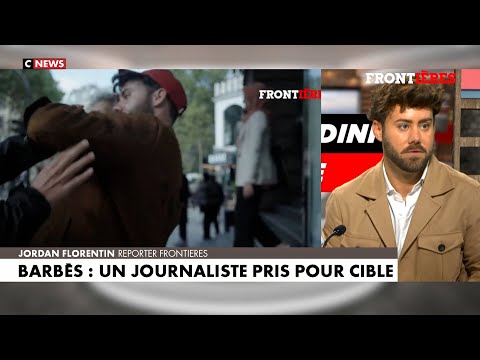 Agressé à Barbès par un Antifa, Jordan Florentin témoigne sur CNews !