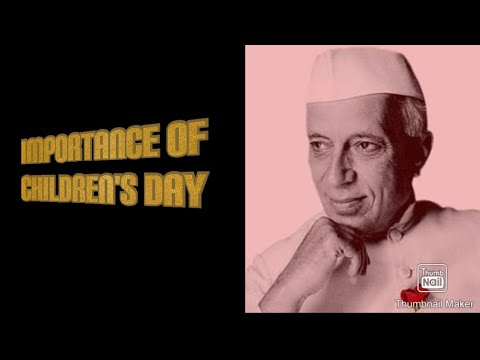 Children's day celebrations ll importance of childrens day ll 14 November.