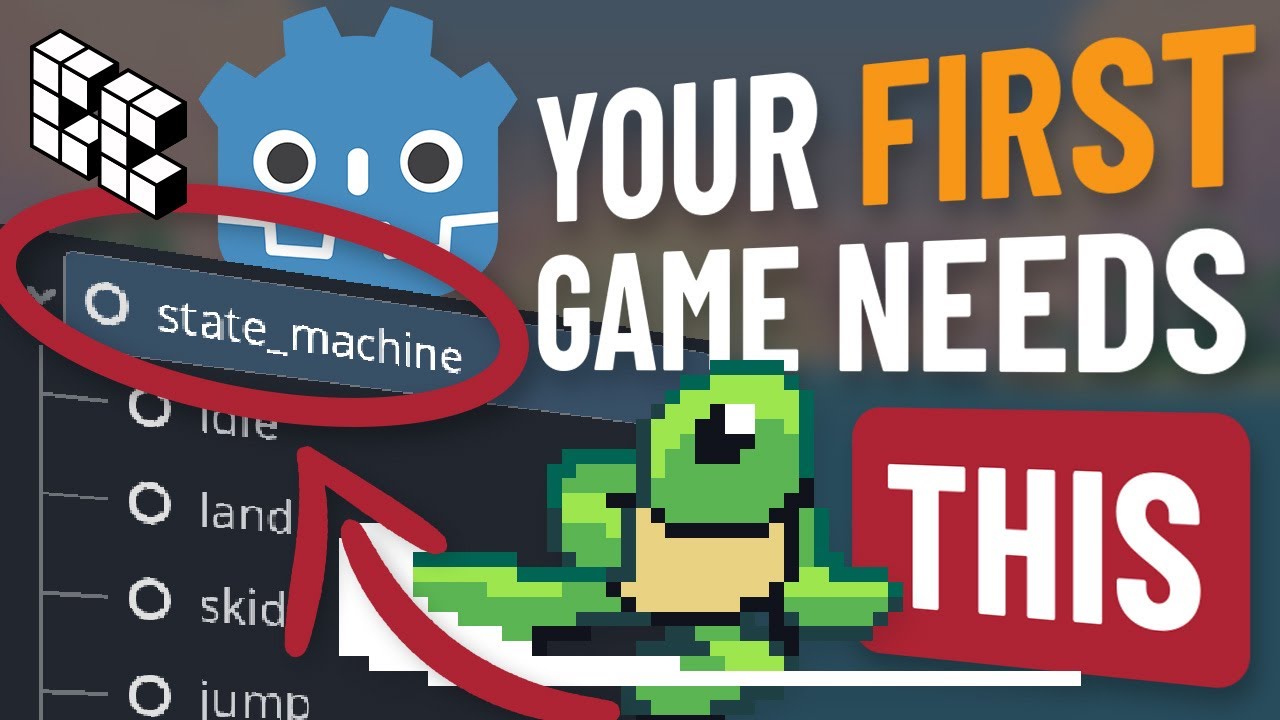 GODOT Beginner's First Skill: State Machine Showcase ๐ฎ