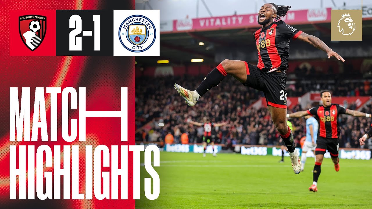 Cherries Break Man City’s 32-Game Unbeaten Streak with Thrilling 2-1 Victory 🍒