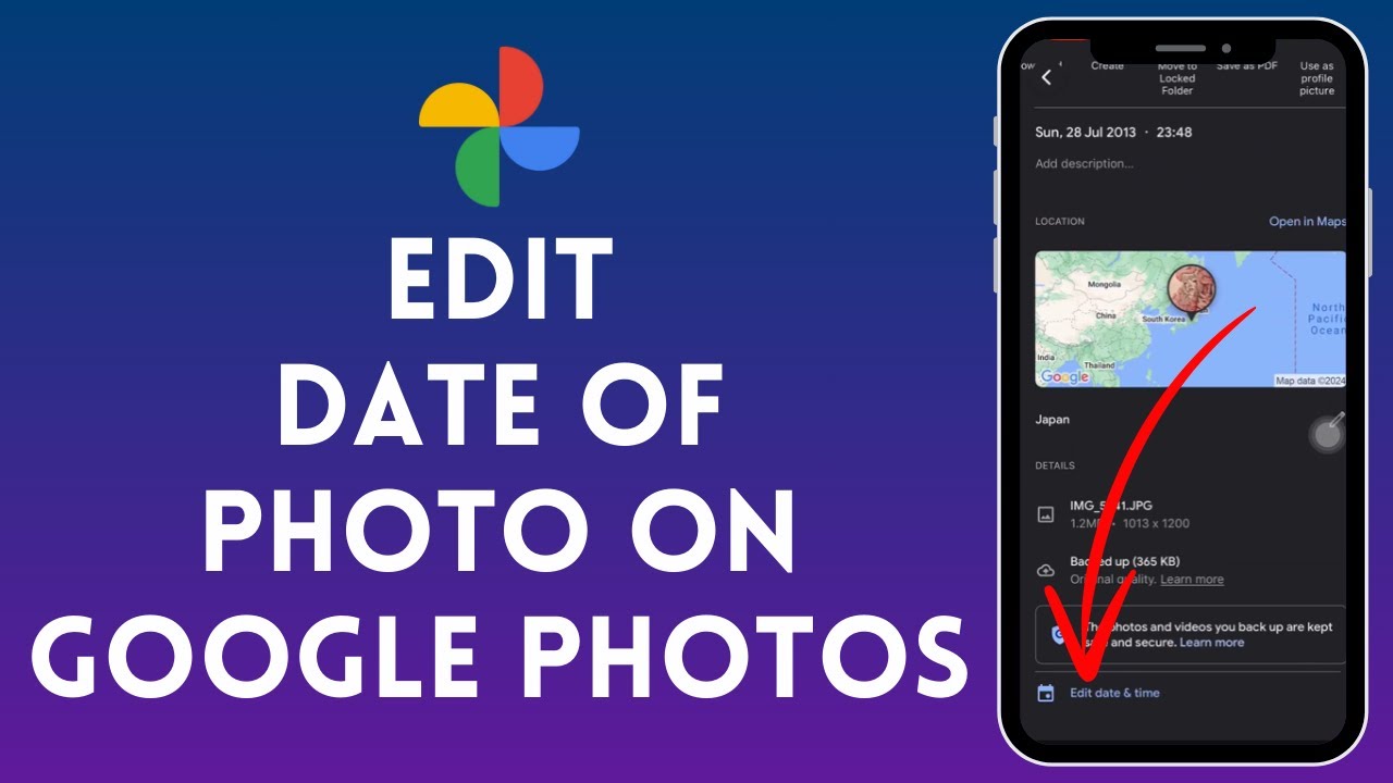Edit Photo Date in Google Photos 📅