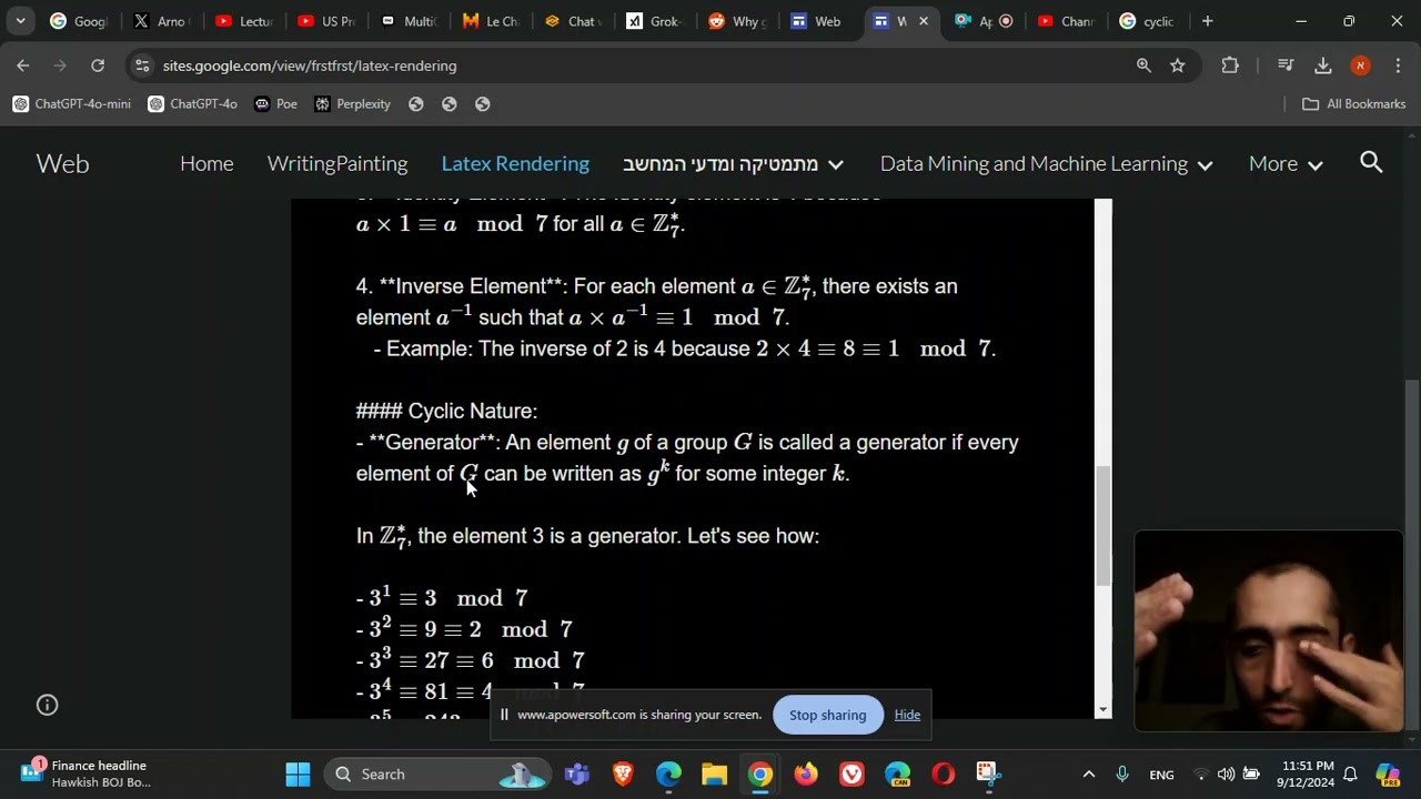 Cyclic Group Generators in Group Theory and Their Role in Cryptography