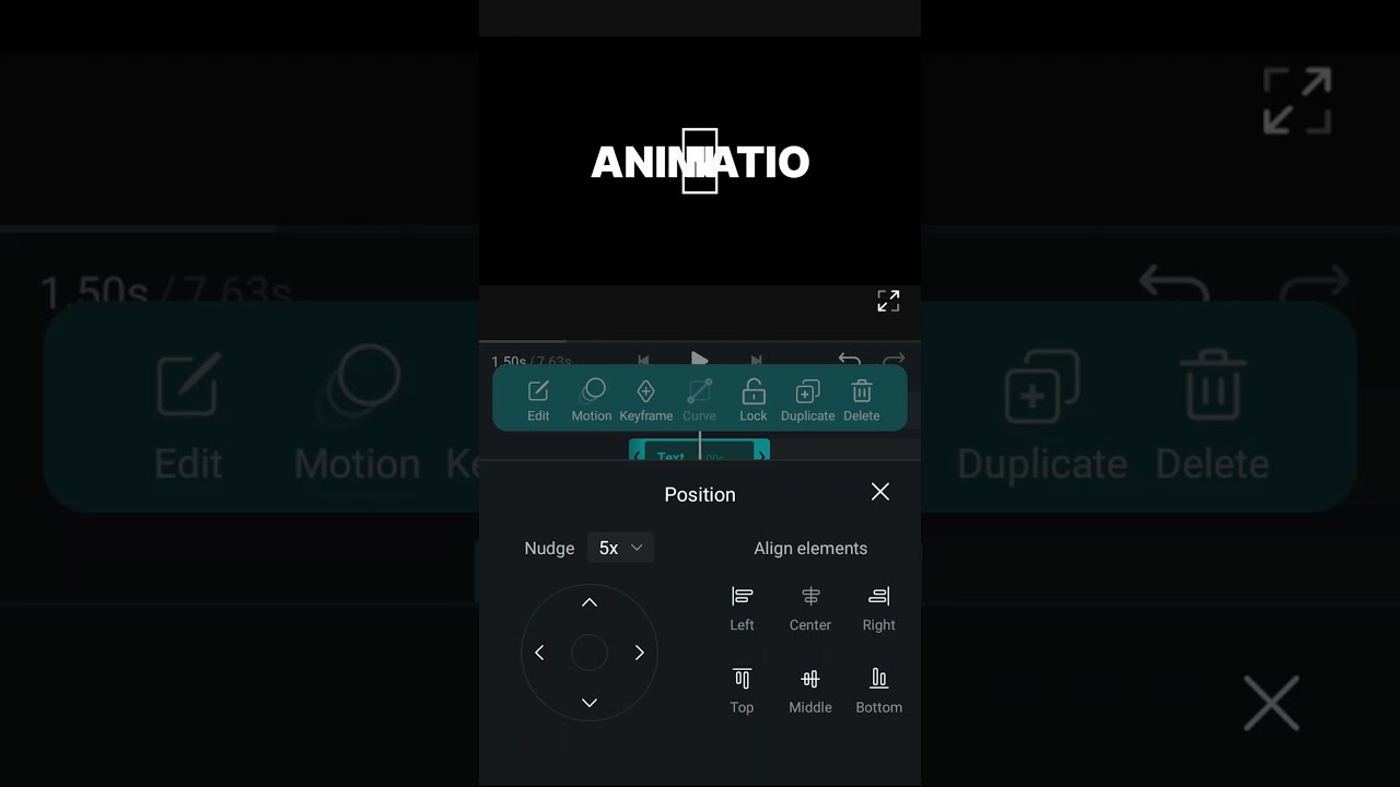 Vn Video Editor: Reveal Text Animation Tutorial ✨