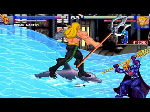 🎮 MUGEN DC - Ocean Master vs Aquaman 🎮