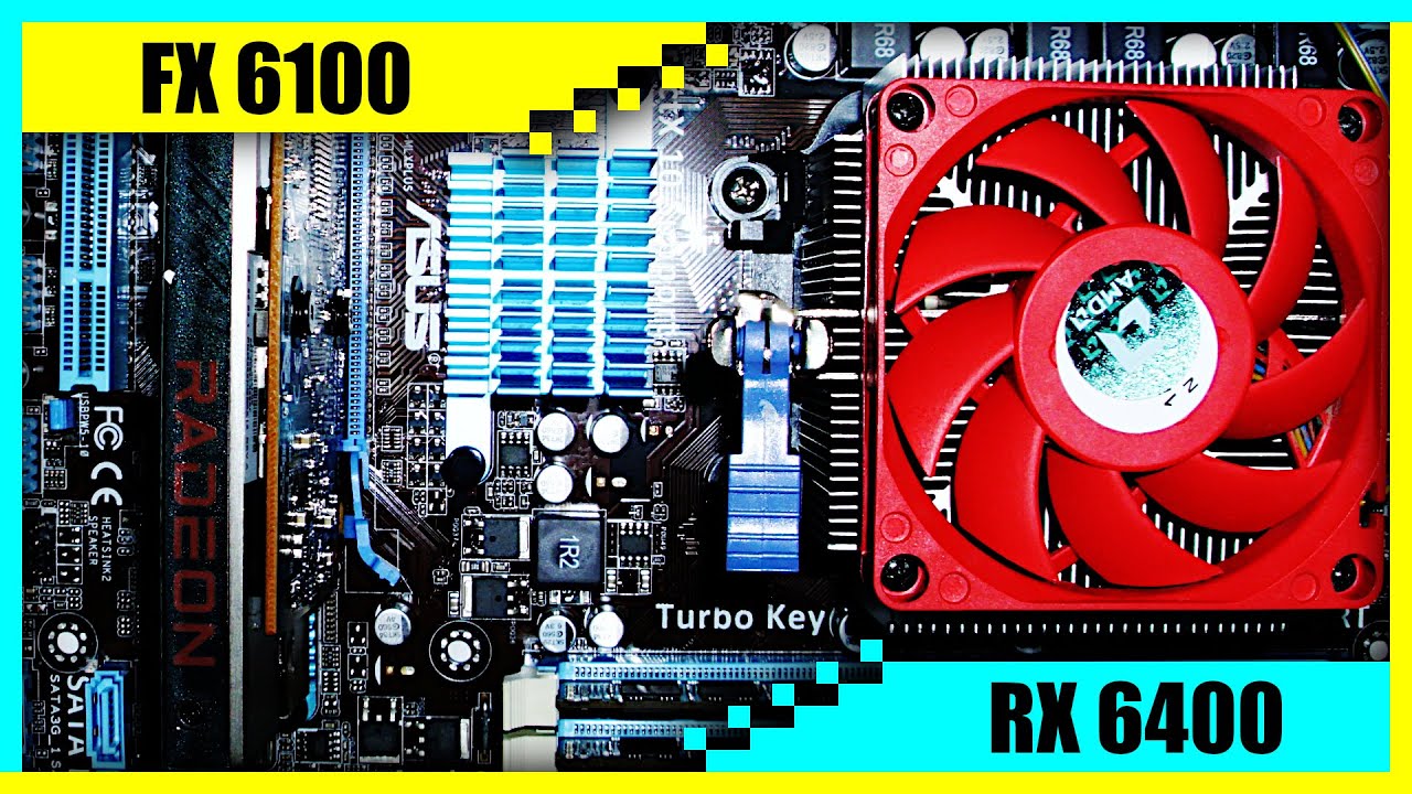 FX 6100 + RX 6400 Gaming PC in 2022 | Tested in 8 Games