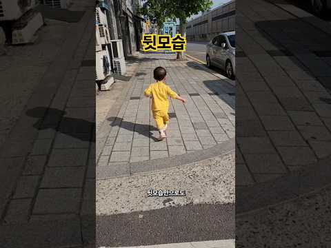 뒷모습_25.05.26_시온, 다온 쌍둥이 형제 #twins #cute #육아 #baby #아기 #walking #running #back #일기