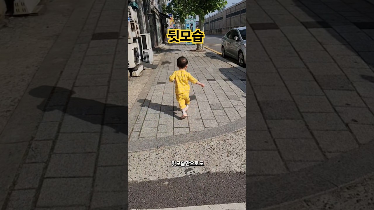 쌍둥이 형제의 뒷모습 영상 👶