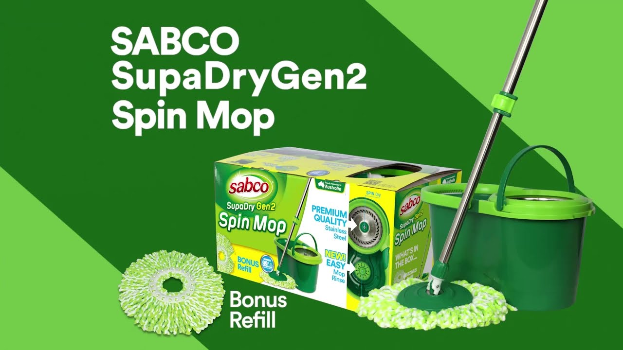 SupaDry Gen2: Spin Mop & Bucket System Overview 🧹