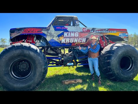 Huge Monster Trucks in Action