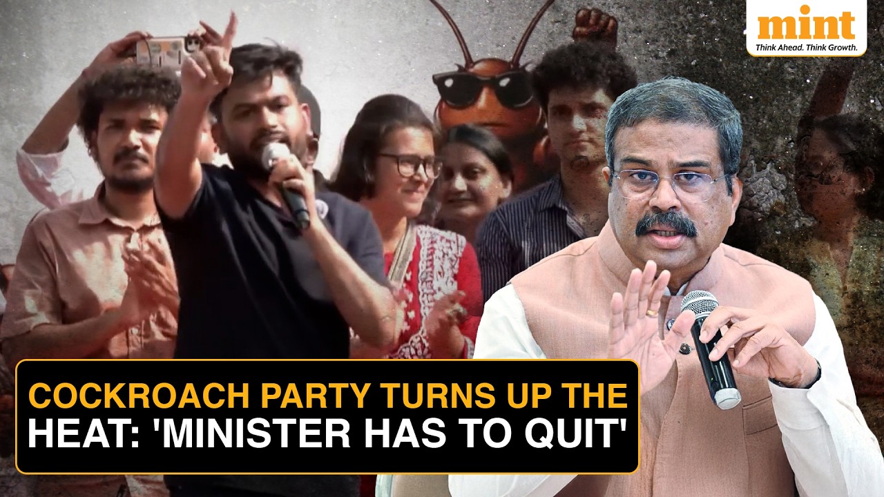 Cockroach Janta Party Protest Intensify, Abhijeet Dipke Demands Dharmendra Pradhan's Resignation