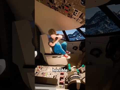 How a child caused a plane crash