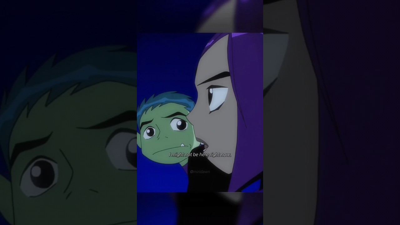 Beast Boy Nearly Cries After Deep Talk with Raven 🖤