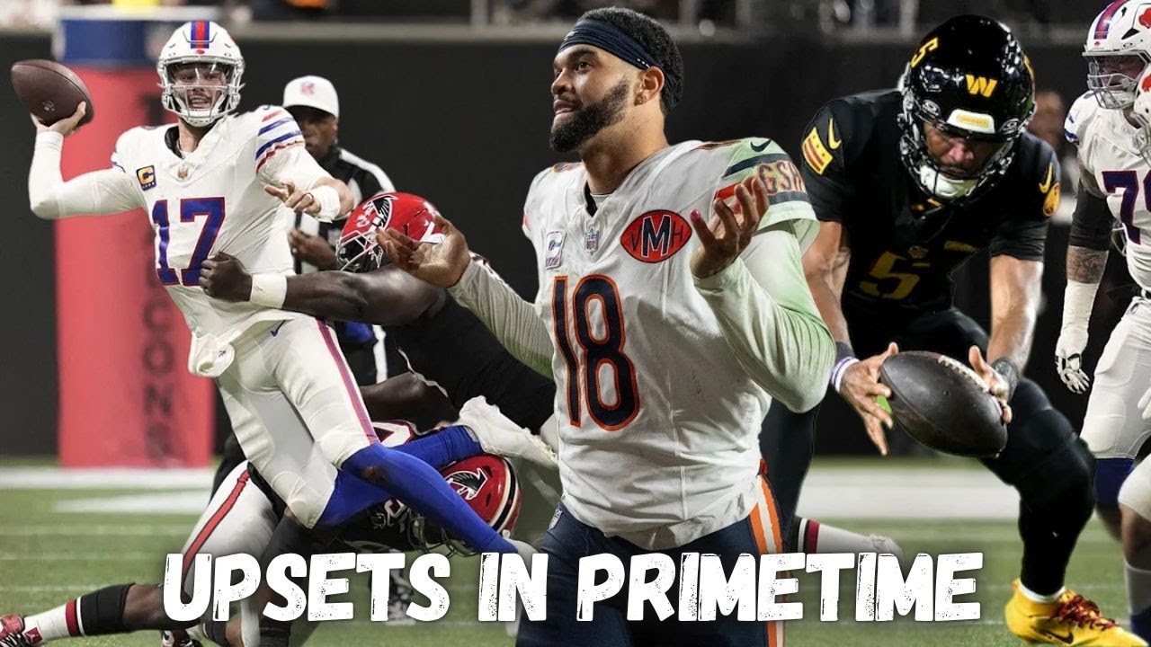 Epic Primetime Upsets! Bears vs Commanders & Falcons vs Bills | Week 6 2025 Highlights 🏈