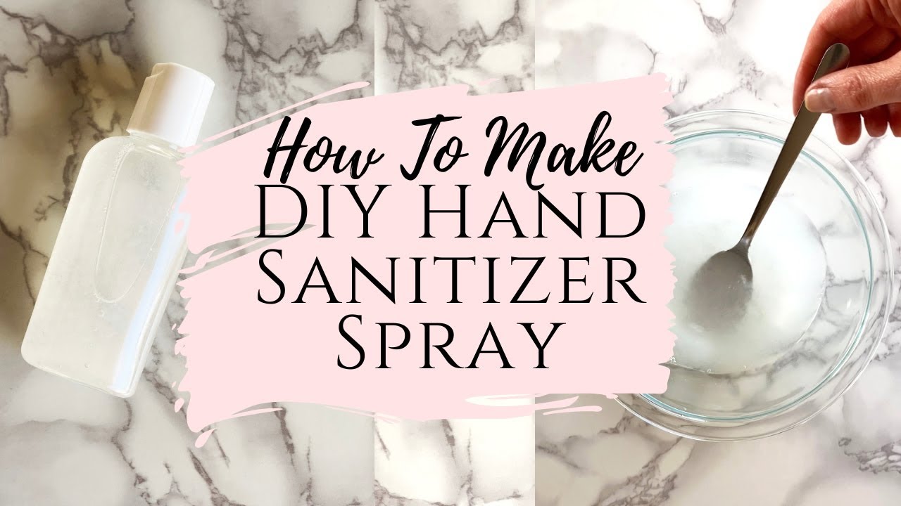 Quick & Easy DIY Hand Sanitizer Spray – Stay Safe in Just 1 Minute! 🧴