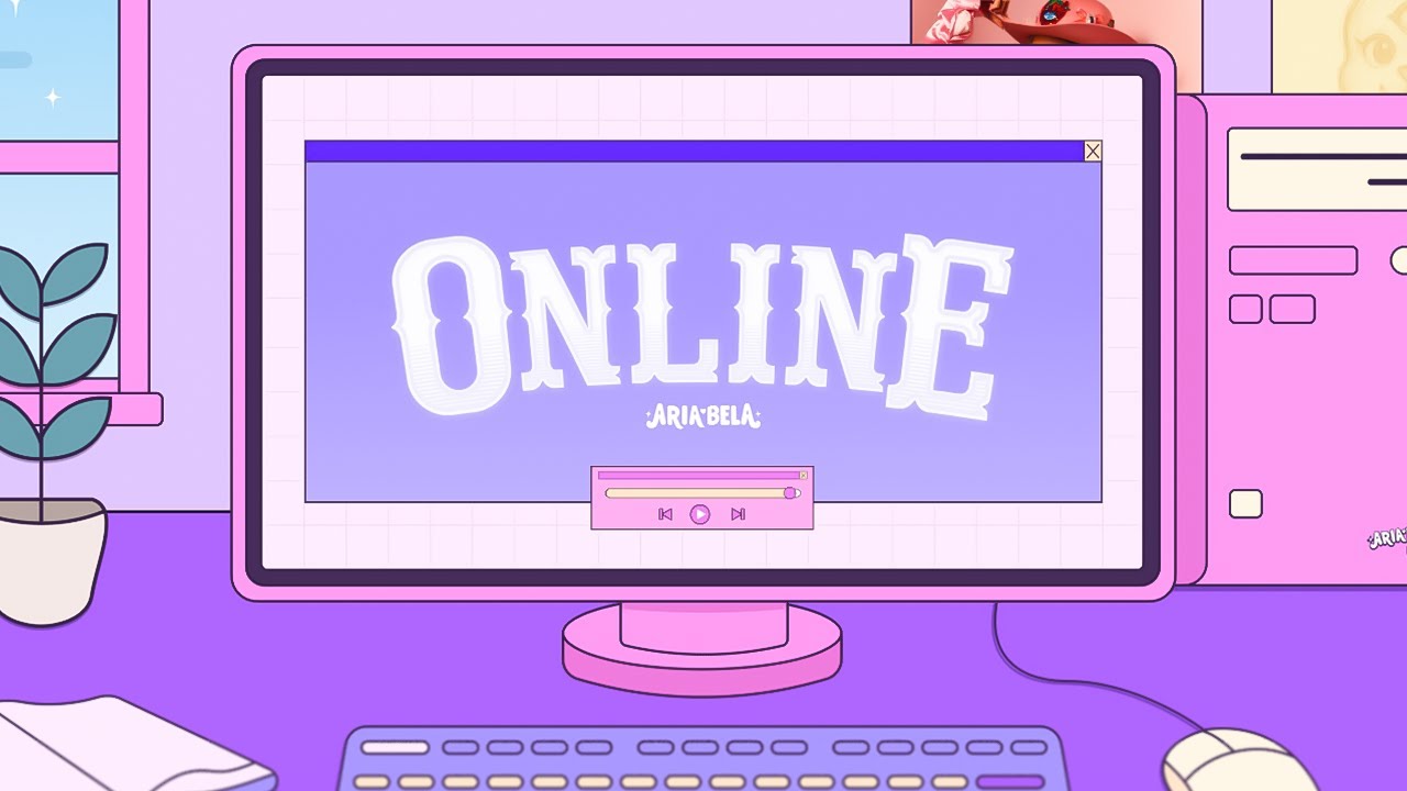 Aria Bela - Online (Official Video Lyric) 🎶