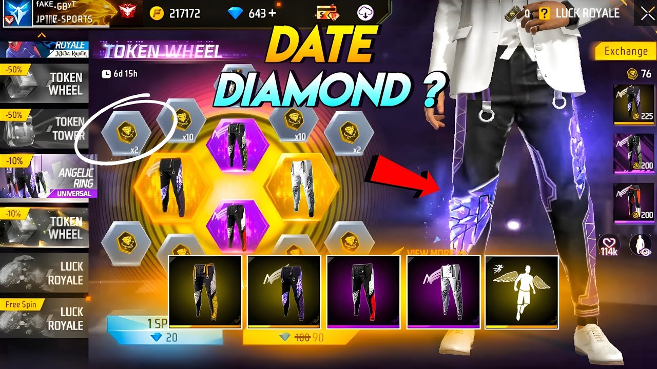 New Angelic Pant Event in Free Fire ๐